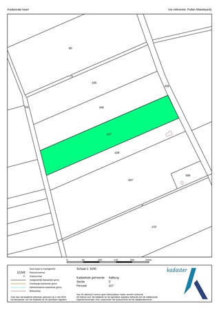 Floorplan - Cultuurgrond Biesheuvelweg, 4261 TH Wijk en Aalburg